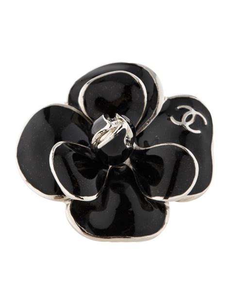 chanel enamel flower ring|chanel flower rings for sale.